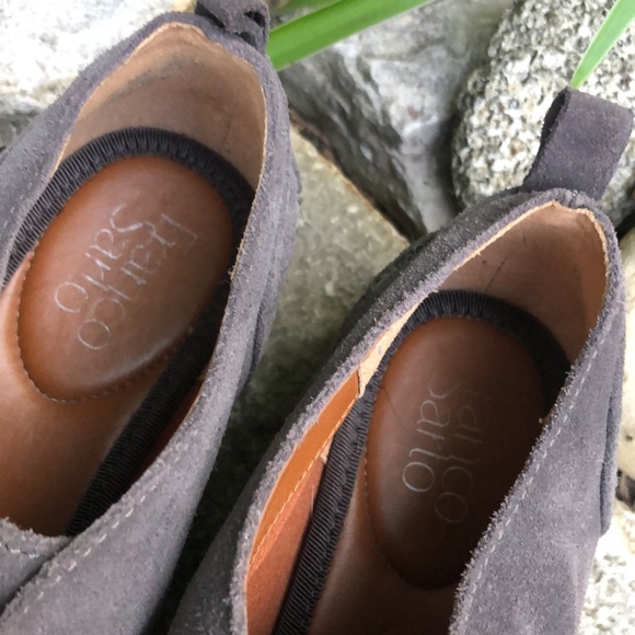 Franco Sarto Slip On Shoes-Gray Suede-EUC - Picture 7 of 17